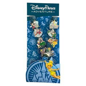 Disney Parks Adventure Lanyard Pin Starter Set Mickey Minnie Pluto Chip Dale